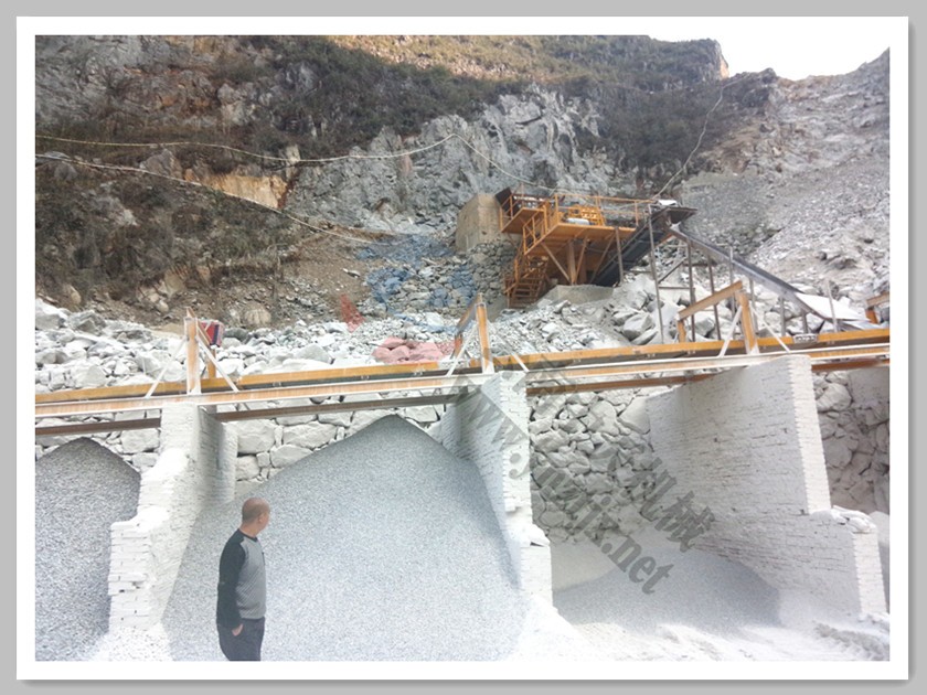 云南李總日產(chǎn)800噸石料生產(chǎn)線