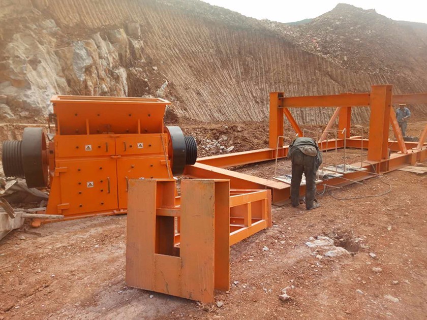 文山丘北孫總日產(chǎn)1100噸安裝現(xiàn)場